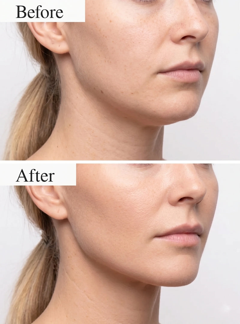 Before and after result