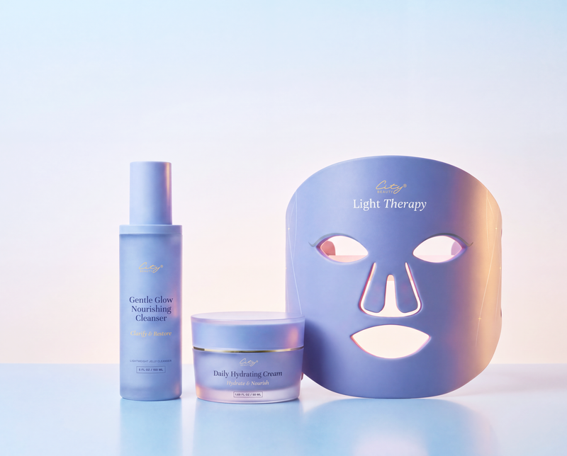 Light Therapy Face Mask - Replenish & Glow Set