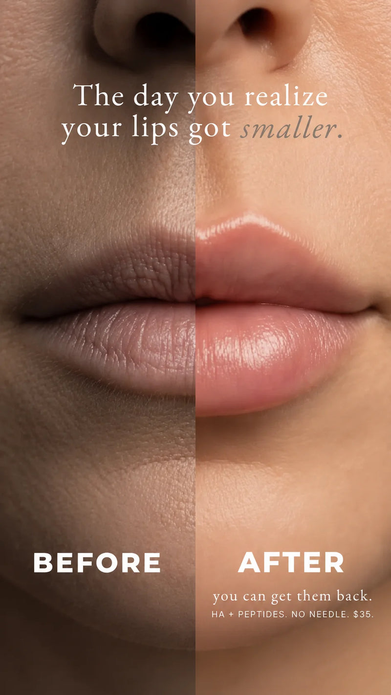 Realizing Your Lips Are Getting Smaller? Here's How 50,000+ Women Got Them Back By Switching To THIS